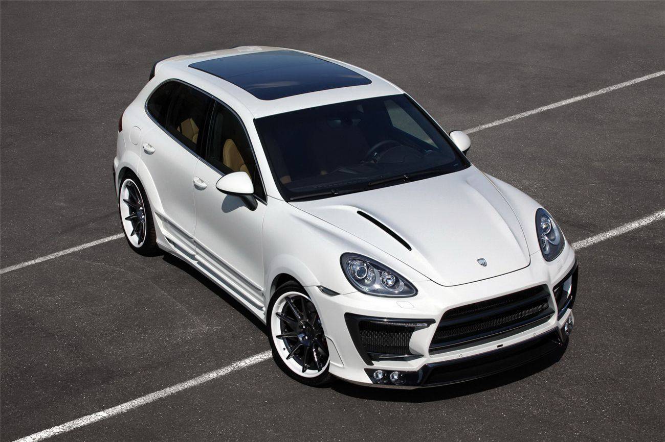 2011-2014 Porsche Cayenne 958.1 LM Style Full Wide Body Kit - Carbonado