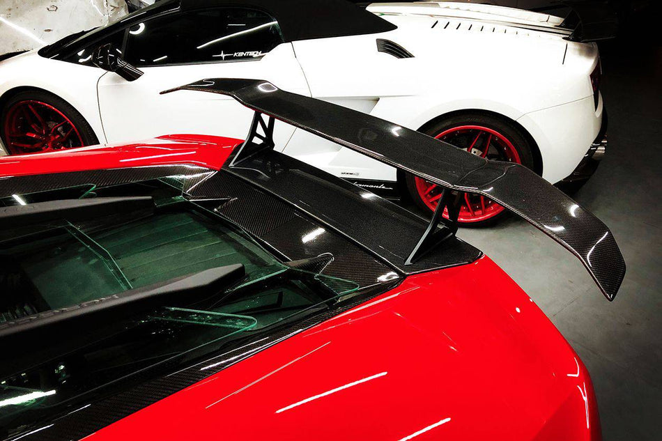 2015-2020 Lamborghini Huracan EVO LP610/LP580 VRS Style Carbon Fiber Trunk Spoiler w/Base