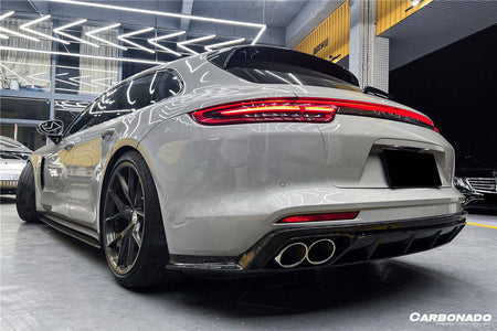 2017-2023 Porsche Panamera 971 4S/4/GTS OD Style Carbon Fiber Rear Lip - Carbonado Aero