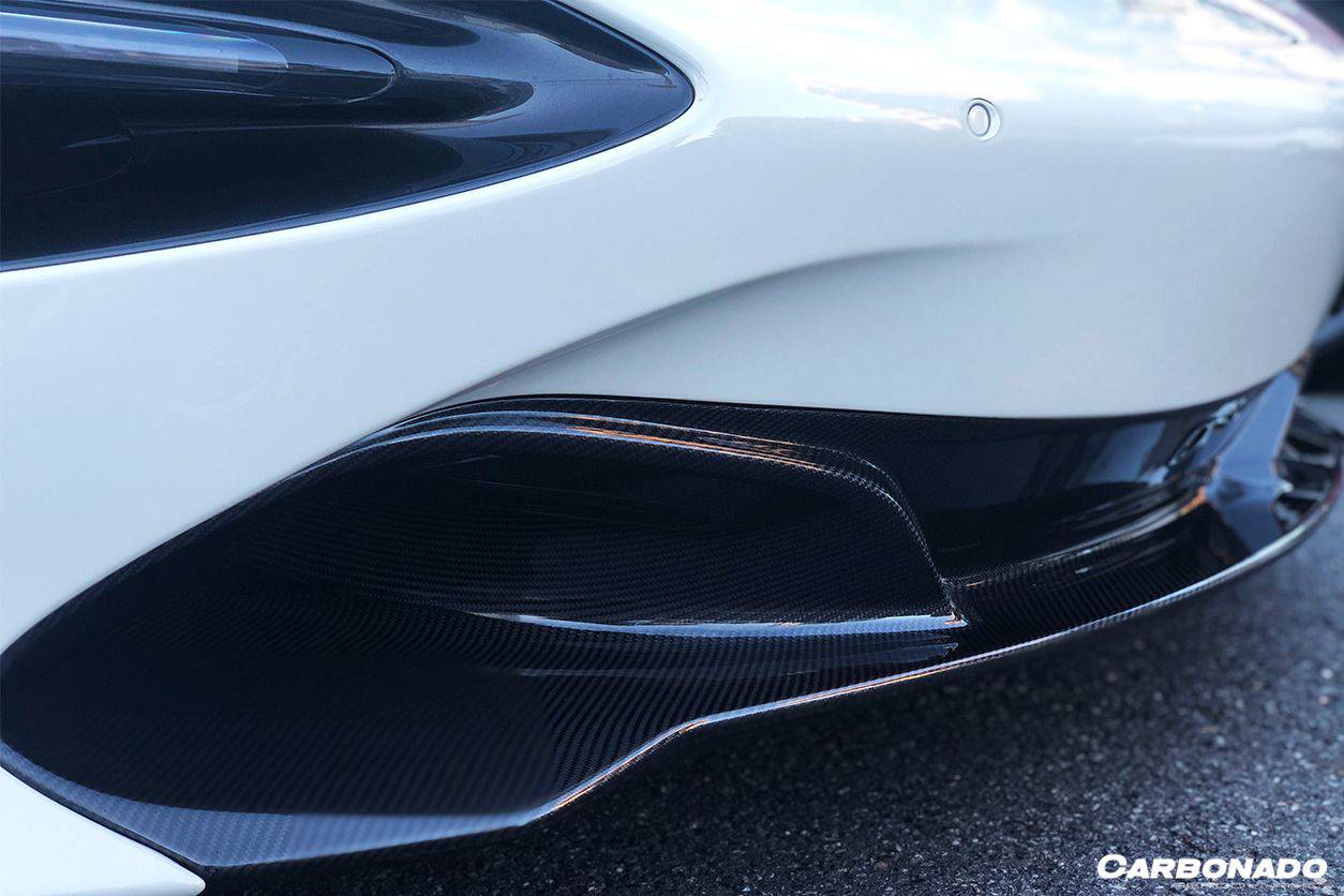 2017-2022 McLaren 720s OEM Style Carbon Fiber Front Lip - Carbonado Aero