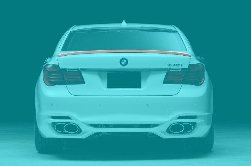 2009-2015 BMW 7 Series F01 WD Style Trunk Spoiler - Carbonado