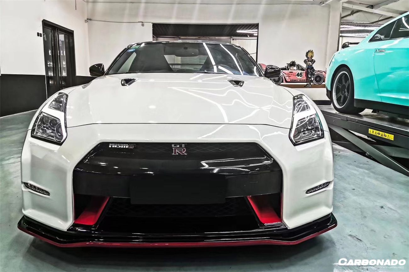 2008-2016 Nissan GTR R35 CBA/DBA NISMO Ver15 Style Front Bumper - Carbonado Aero