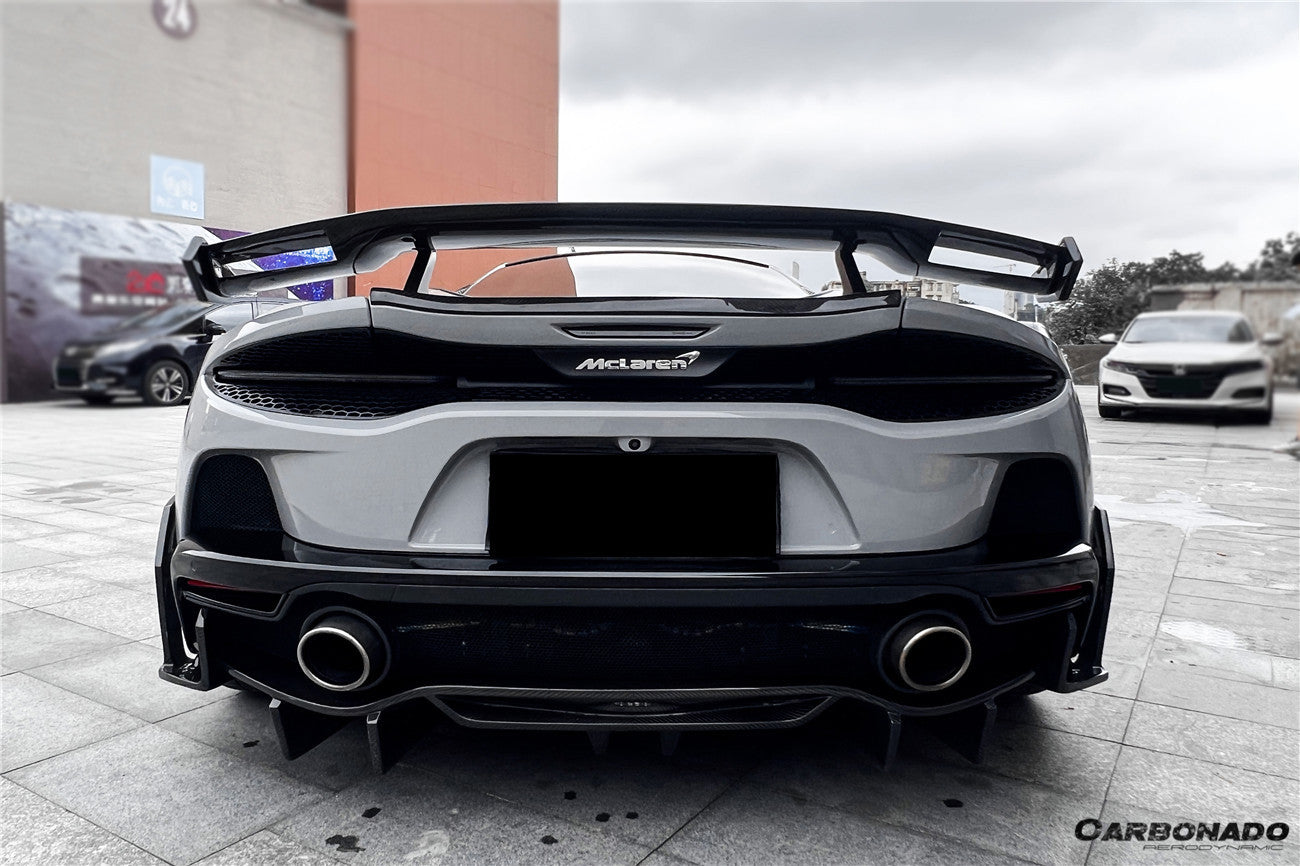 2020-2023 McLaren GT WP Style DRY Carbon Fiber GT Wing - Carbonado Aero