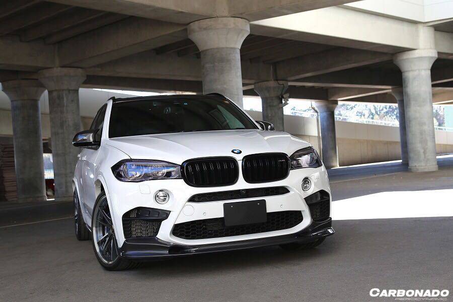 2015-2019 BMW X5M F85/X6M F86 3D Style Carbon Fiber Front Lip - Carbonado Aero