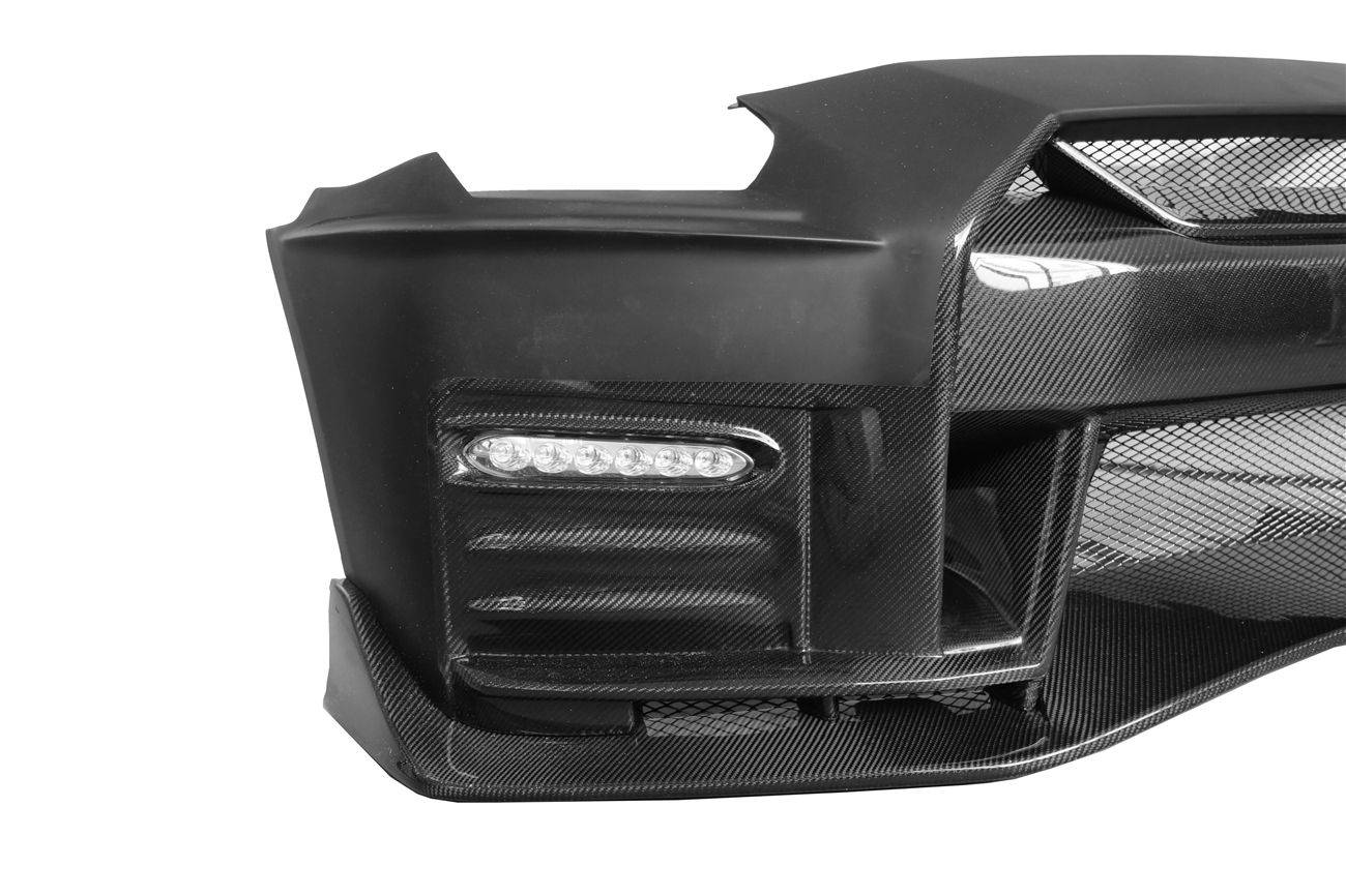 2008-2016 Nissan GTR R35 CBA/DBA NISMO Ver17 Style Front Bumper - Carbonado Aero