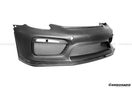 2012-2016 Porsche 981 Boxster/Cayman GT4 Style Front Bumper - Carbonado Aero