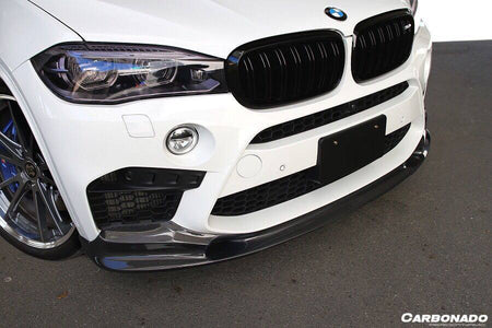 2015-2019 BMW X5M F85/X6M F86 3D Style Carbon Fiber Front Lip - Carbonado Aero