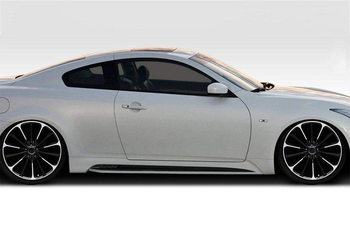 2008-2015 Infiniti G37s Coupe ELT Style Side Skirts - Carbonado