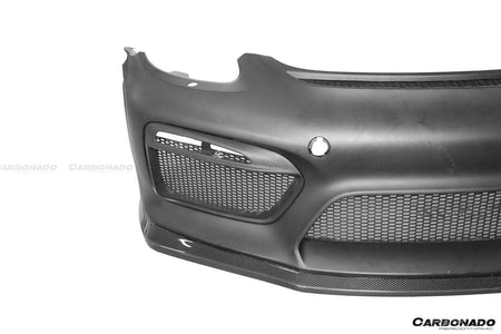 2012-2016 Porsche 981 Boxster/Cayman GT4 Style Front Bumper - Carbonado Aero