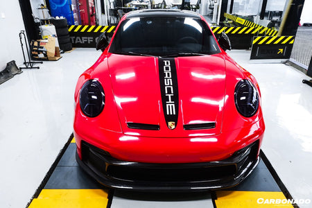 2019-2023 Porsche 911 992 Carrera/S/4/4S/Targa/Cabriolet GT3 Style Front Bumper - Carbonado Aero