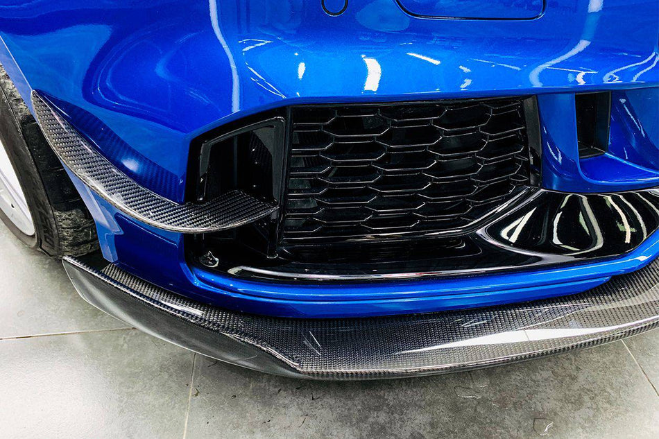 2019-2020 Audi RS3 Sedan BKSS Style Carbon Fiber Front Canards - Carbonado