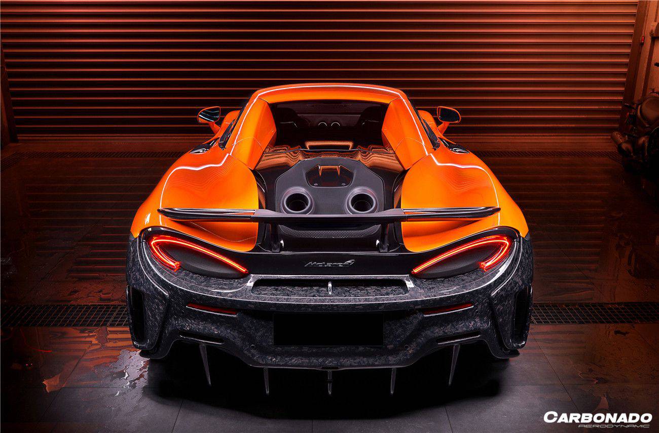 2018-2021 McLaren 600LT OEM Style Rear Bumper - Carbonado