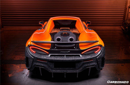 2018-2021 McLaren 600LT OEM Style Rear Bumper - Carbonado