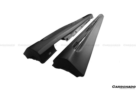 2008-2014 Mercedes Benz C Class W204 Sedan P Style Side Skirts - Carbonado Aero