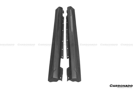 2008-2014 Mercedes Benz C Class W204 Sedan P Style Side Skirts - Carbonado Aero