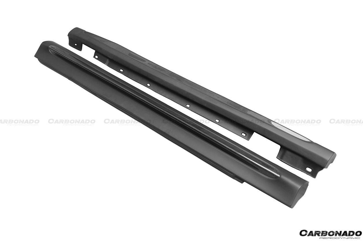 2008-2014 Mercedes Benz C Class W204 Sedan P Style Side Skirts - Carbonado Aero