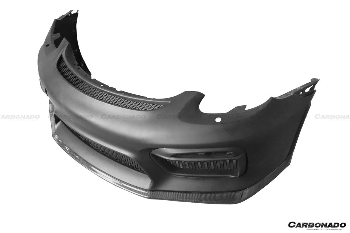 2012-2016 Porsche 981 Boxster/Cayman GT4 Style Front Bumper - Carbonado Aero