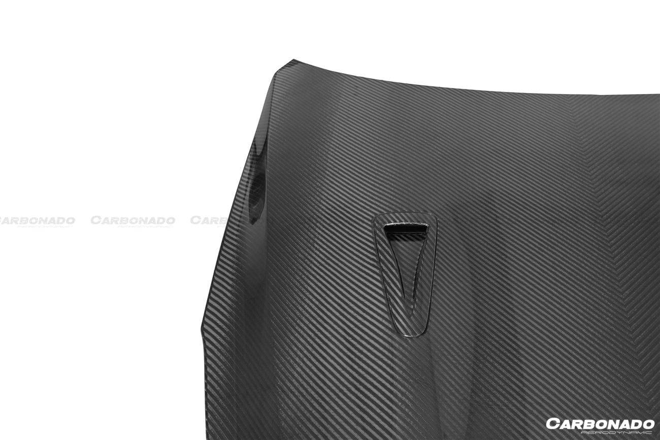 2008-2016 Nissan GTR R35 CBA/DBA OEM Style Carbon Fiber Hood - Carbonado Aero