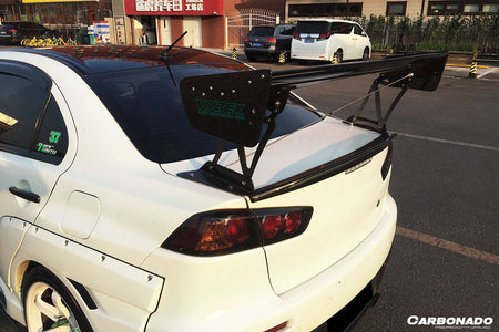 2008-2016 Mitsubishi Evo 10 VTC Style Carbon Fiber Trunk Spoiler - Carbonado Aero