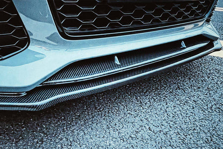 2013-2018 Audi RS6 Avant OE Style Carbon Fiber Front Lip - Carbonado