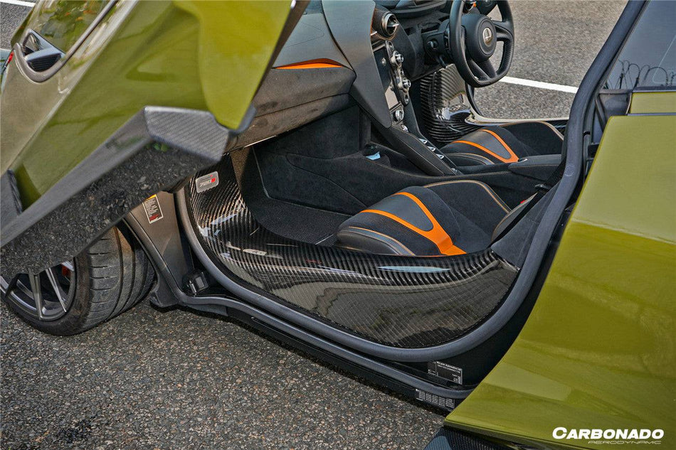 2017-2022 McLaren 720S Dry Carbon Fiber Door Sills - Carbonado