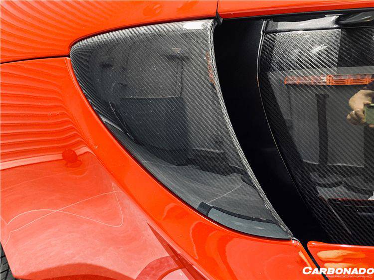 2015-2020 McLaren 540c/570s/570gt OEM Style Carbon Fiber Quarter Panel Side Scoops
