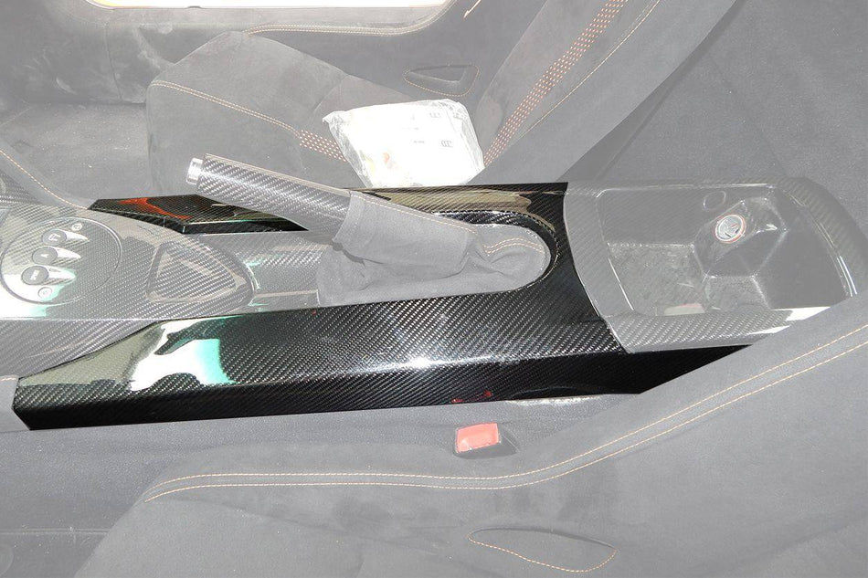 2004-2014 Lamborghini Gallardo OEM Style Carbon Fiber Center Gear Shift Console Board