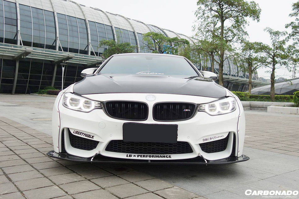 2014-2020 BMW F82/F83 M4 DE Style Carbon Fiber Front Lip
