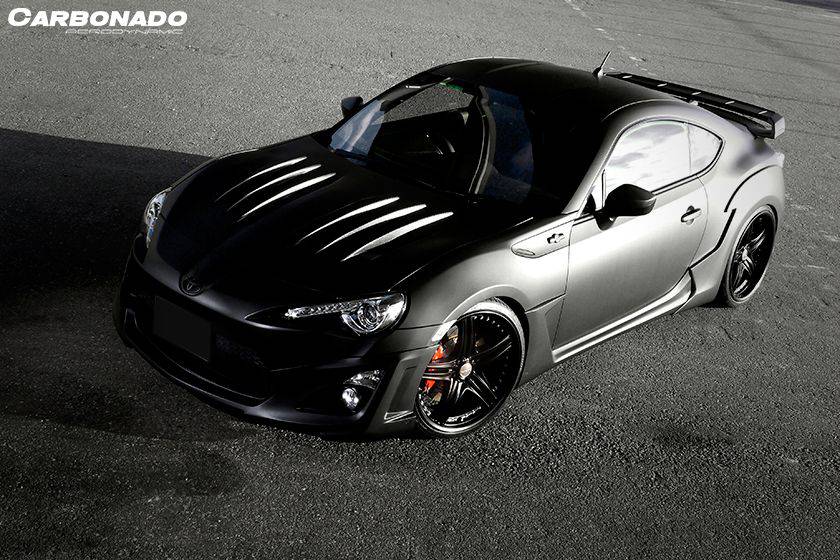 2013-2020 Scion FRS Toyota GT86 Subaru BRZ WD Style Hood - Carbonado Aero