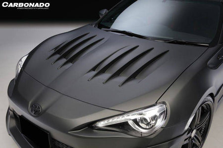 2013-2020 Scion FRS Toyota GT86 Subaru BRZ WD Style Hood - Carbonado Aero