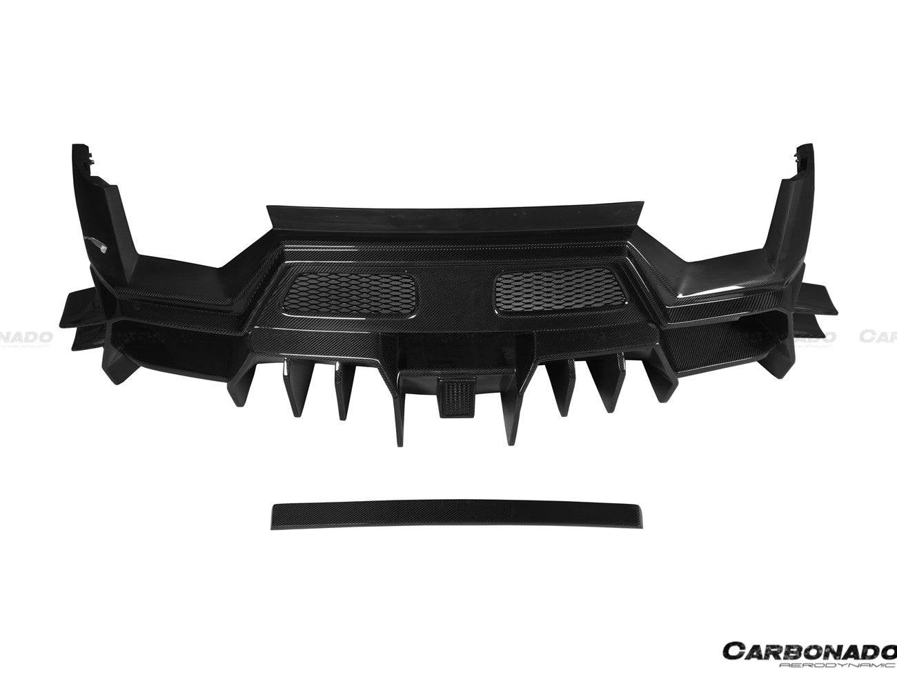 2009-2014 Lamborghini Gallardo BKSS Style Rear Bumper - Carbonado Aero