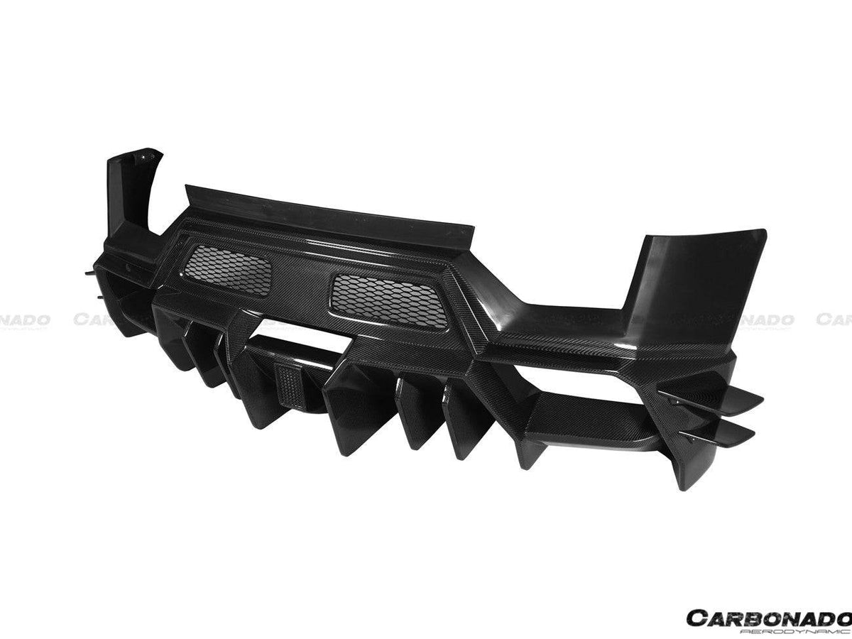 2009-2014 Lamborghini Gallardo BKSS Style Rear Bumper - Carbonado Aero