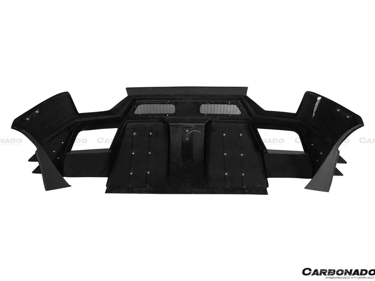 2009-2014 Lamborghini Gallardo BKSS Style Rear Bumper - Carbonado Aero