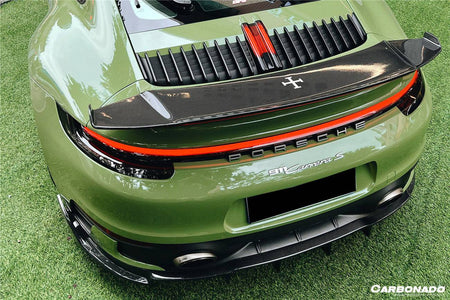 2019-2023 Porsche 911 992 Carrera/Targa S/4/4S SD-Sport Design Rear Lip (Dont Fit Normal Bumper) - Carbonado Aero