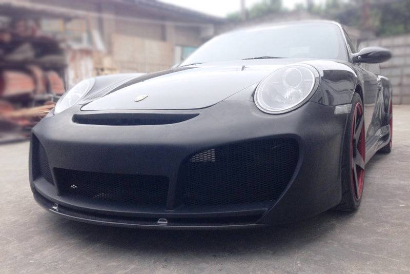 2009-2012 Porsche 911/997.2 Carrera/S/4S TA STYLE FRONT BUMPER (with LIP) - Carbonado