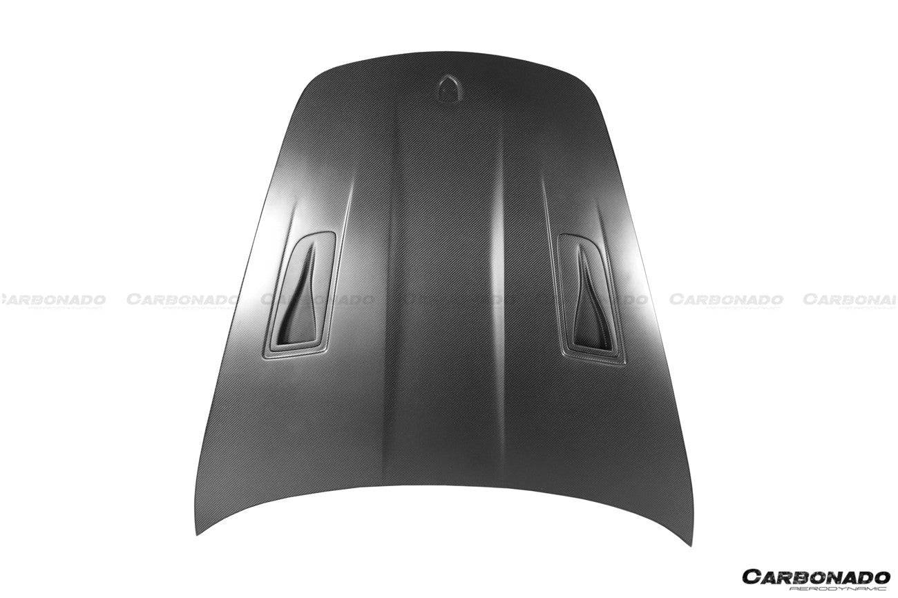 2005-2012 Porsche Carrera 911/997 Cayman/Boxster 987 GT2RS Style Carbon Fiber Hood - Carbonado Aero