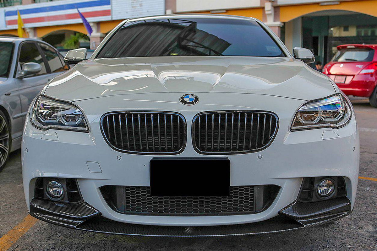 2011-2016 BMW F10 5 Series M-Tech MP Style Carbon Fiber Front Lip - Carbonado