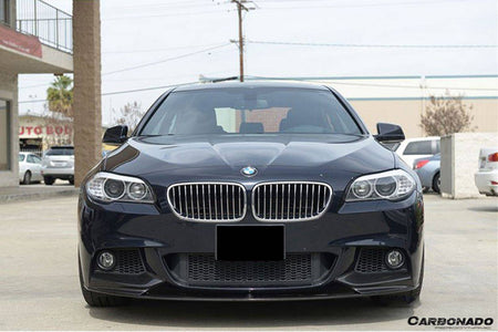 2011-2016 BMW F10 5 Series M-Tech MP Style Carbon Fiber Front Lip - Carbonado Aero