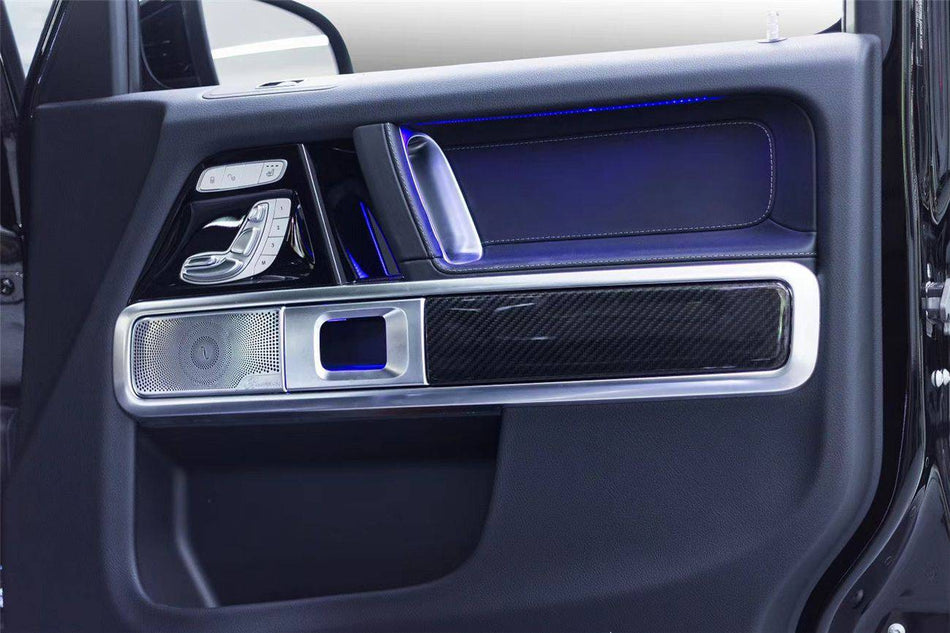 2019-2022 Mercedes Benz W464 G550/G63AMG G-Class Dry Carbon Fiber Door Patch Replacement - Carbonado