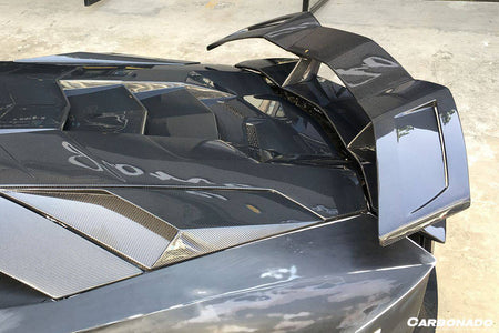 2011-2021 Lamborghini Aventador LP700 LP740 Coupe/Roadster DC Style Carbon Fiber Trunck Spolier - Carbonado Aero