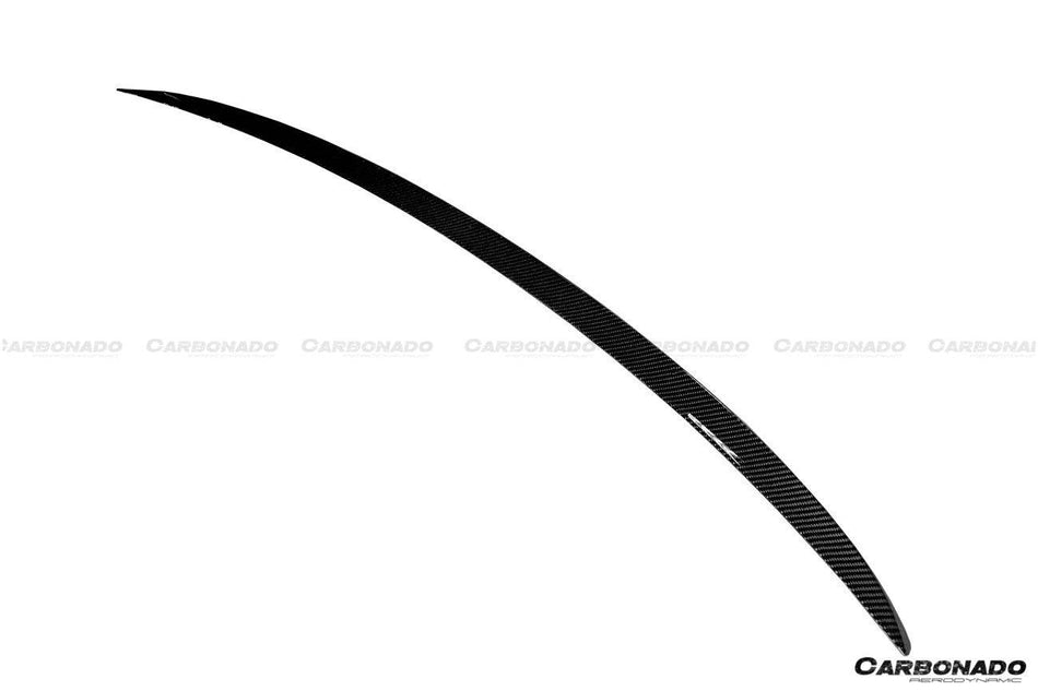 2008-2012 BMW E92 3 Series M3 Style Carbon Fiber Trunk Spoiler - Carbonado