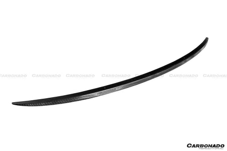 2008-2012 BMW E92 3 Series M3 Style Carbon Fiber Trunk Spoiler - Carbonado Aero