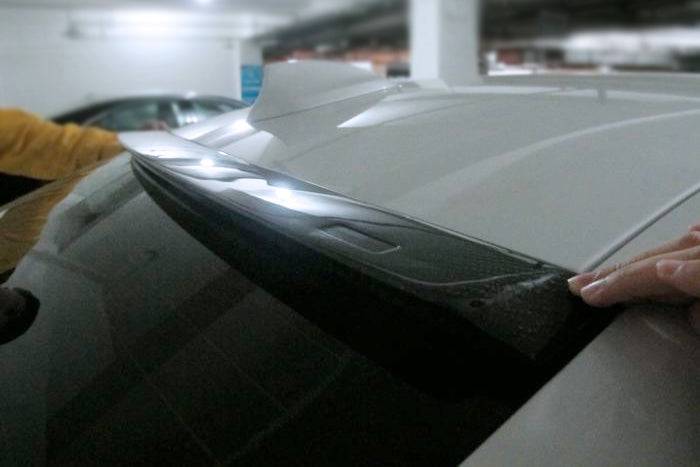 2013-2019 BMW 3 Series F30 / F80 M3 MP Style Carbon Fiber Roof Spoiler - Carbonado