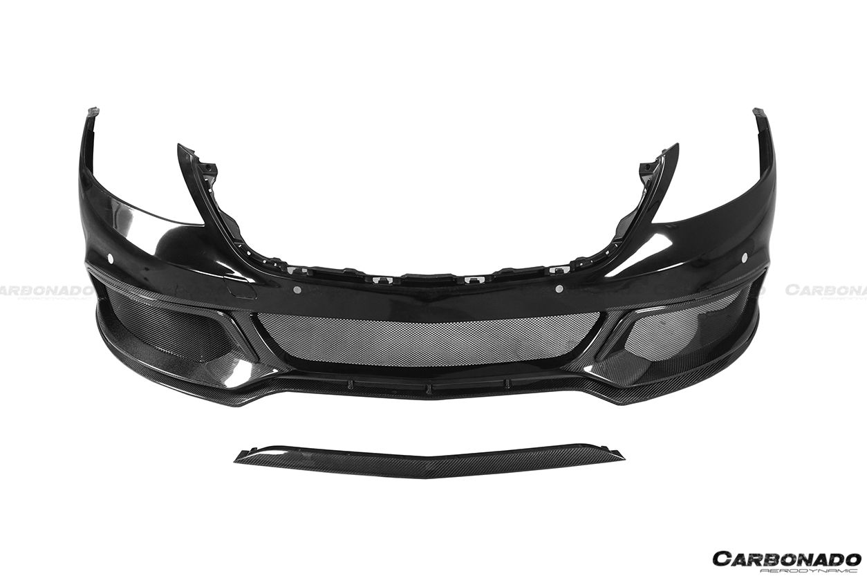 2017-2020 Mercedes Benz W222 Sedan BRS-2019 Style Front Bumper - Carbonado Aero