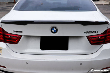 2013-2020 BMW 4 Series F32 M Style Carbon Fiber Turnk Spoiler - Carbonado