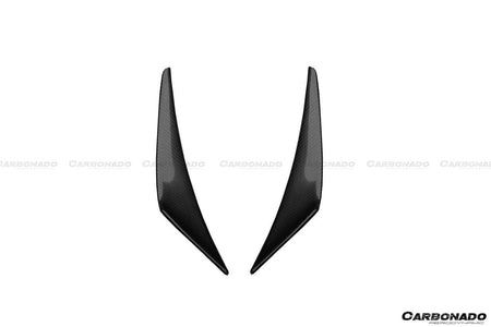 2011-2017 McLaren 650S/MP4 12C BKSS Style Carbon Fiber Canards - Carbonado Aero