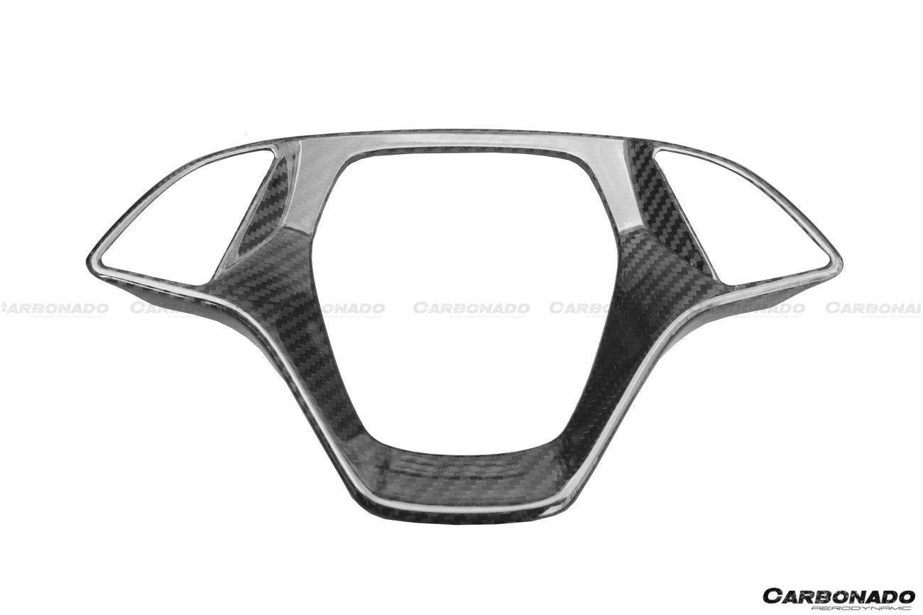 2013-2019 Corvette C7 Z06 Grandsport Dry Carbon Fiber interior Steering Wheel Cover Trim - Carbonado Aero