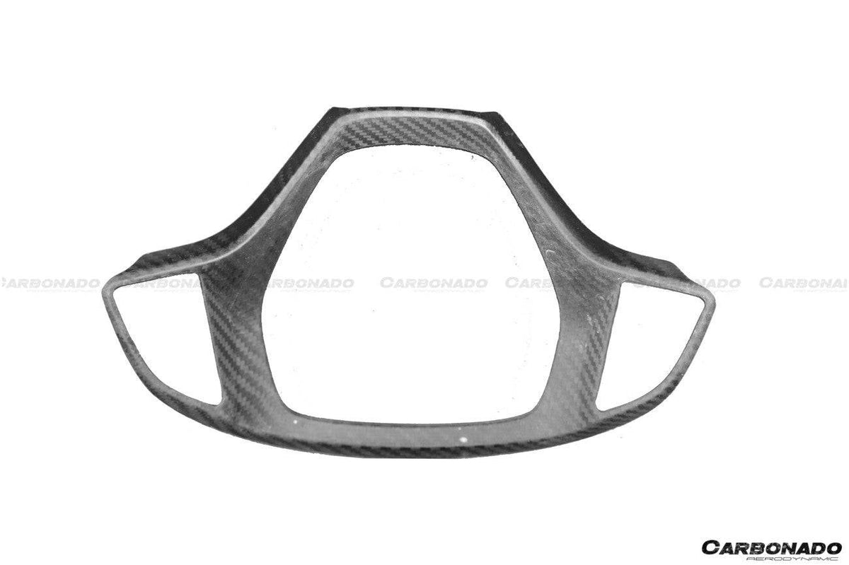 2013-2019 Corvette C7 Z06 Grandsport Dry Carbon Fiber interior Steering Wheel Cover Trim - Carbonado Aero