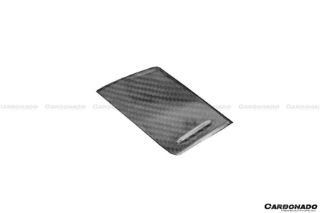 2013-2019 Corvette C7 Z06 Grandsport Dry Carbon Fiber Cup Holder Cover Panel Trim - Carbonado Aero