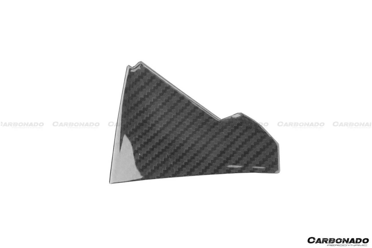 2013-2019 Corvette C7 Z06 Grandsport Dry Carbon Fiber Outside Gears Panel Protective Cover Trim - Carbonado Aero